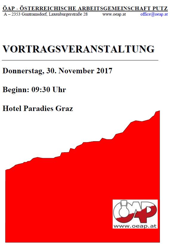 Deckblatt Einladung Vortragsveranstaltung 2017